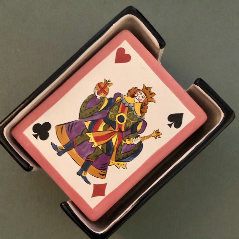 NEW Drink Coasters & Holder